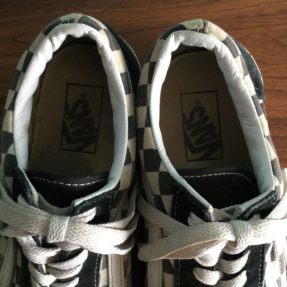 VANS OLD SKOOL PRIMARY CHECK SHOE checkerboard black white Skate Skater Sneaker - Picture 5 of 10